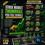 stock Market Thumbnail PSD File Bundle Download