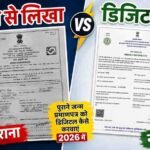 janm praman ptra ko digital karne hetu form
